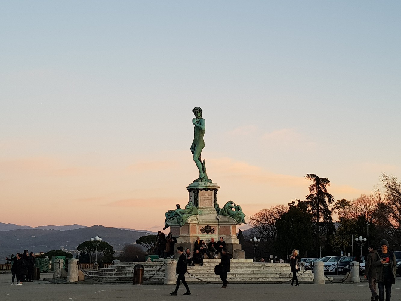 PIAZZALE MICHELANGELO AT SUNSET