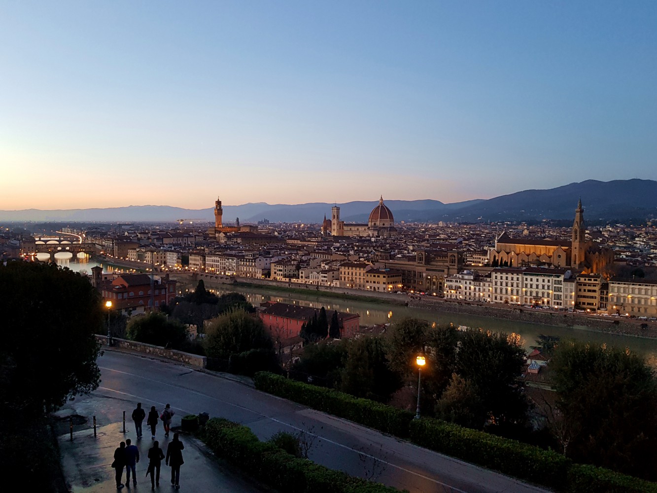 PIAZZALE MICHELANGELO AT SUNSET